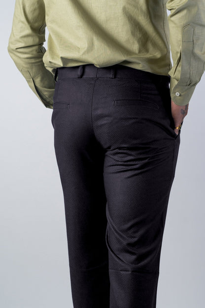 Purple Color Formal Cotton Pant for Men - Punekar Cotton