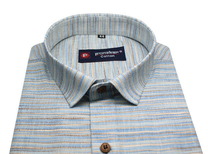 Blue Color Handmade Shirt For Men&