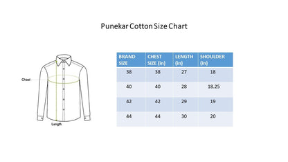 Punekar Cotton Light Blue Color Cotton Linen Formal Shirt for Men&
